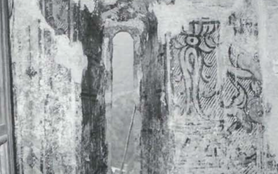 Sant Sebastià d’Estaron, recuperació de les pintures murals dels segles XV-XVI